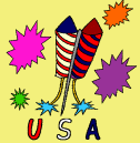 Fireworks Coloring Pages for Kids