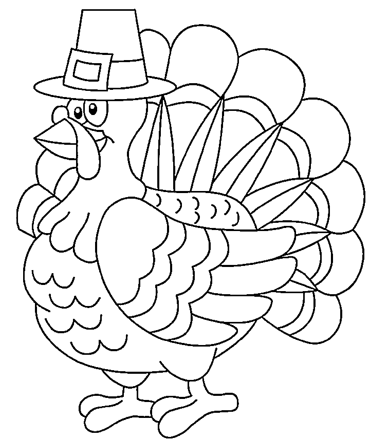 Free Preschool Thanksgiving Coloring Pages