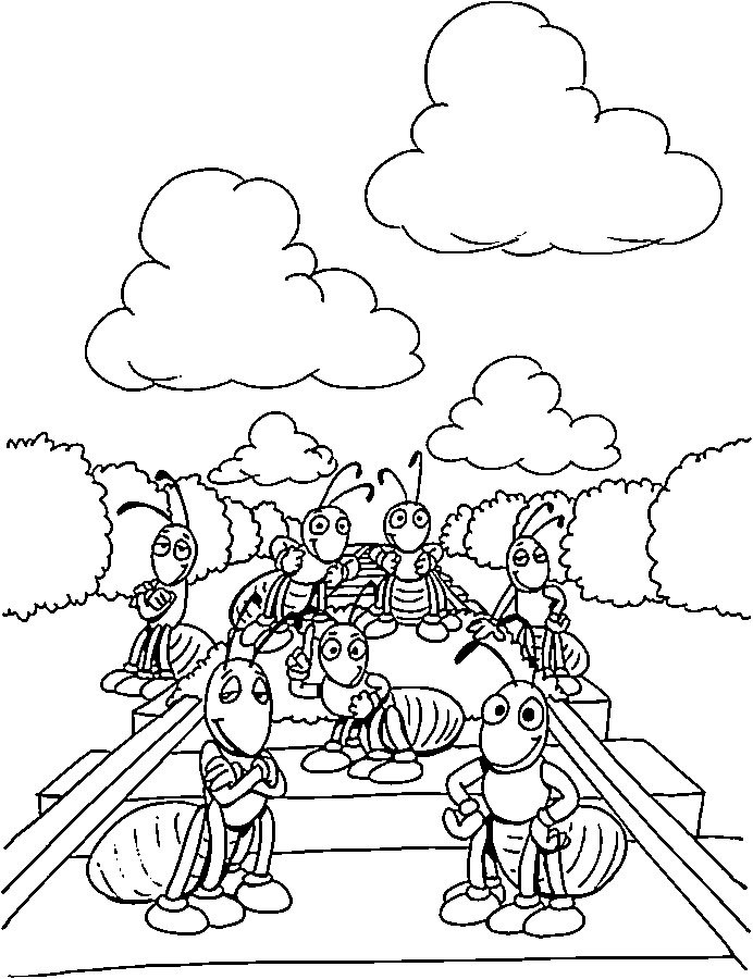  Ant Farm Coloring Pages 9
