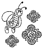 Kids Bees Coloring Printables