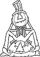 Kids Scarecrow Coloring Pages